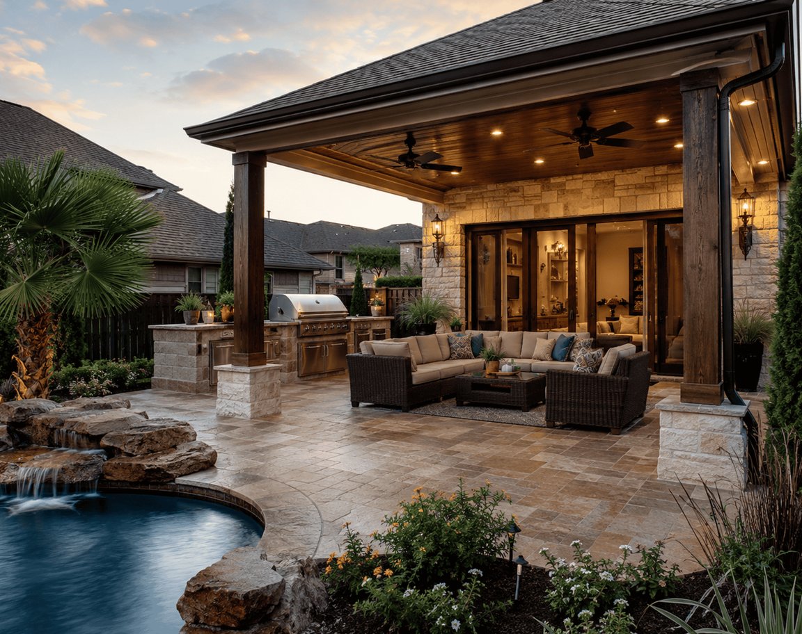 paver patio hardscaping florida