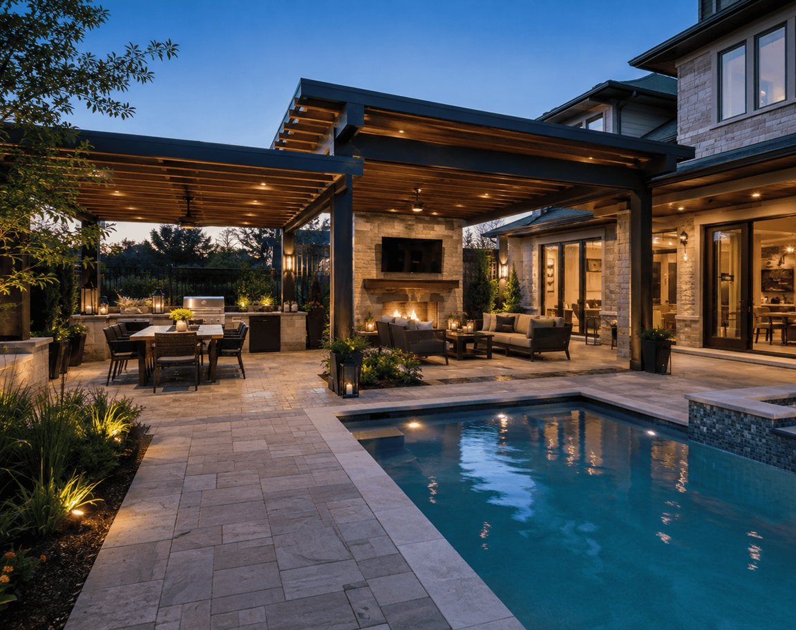paver patio hardscaping florida